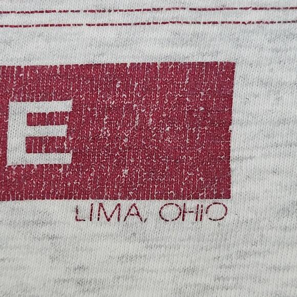 Vintage 90s Northwestern College Shirt Large 21x25 Crop USA - Picture 13 of 15